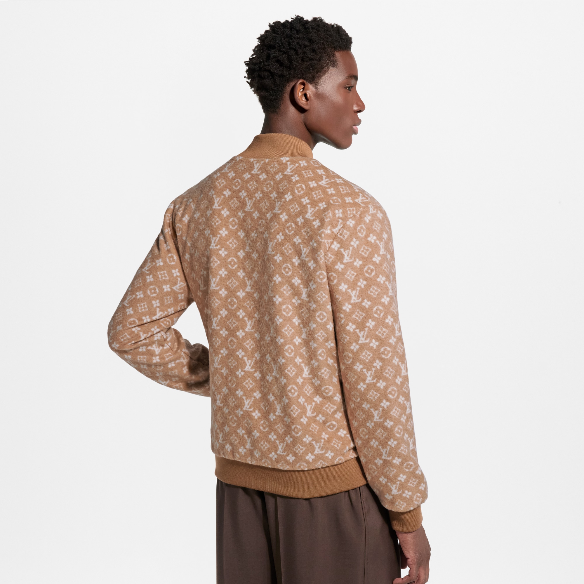 Reversible Monogram Fleece Bomber - Men - Ready-to-Wear | LOUIS